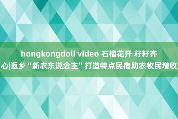 hongkongdoll video 石榴花开 籽籽齐心|返乡“新农东说念主”打造特点民宿助农牧民增收