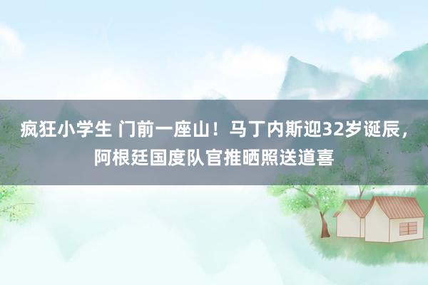 疯狂小学生 门前一座山！马丁内斯迎32岁诞辰，阿根廷国度队官推晒照送道喜