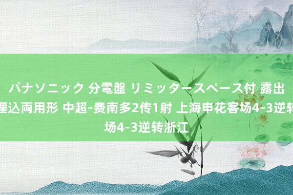 パナソニック 分電盤 リミッタースペース付 露出・半埋込両用形 中超-费南多2传1射 上海申花客场4-3逆转浙江