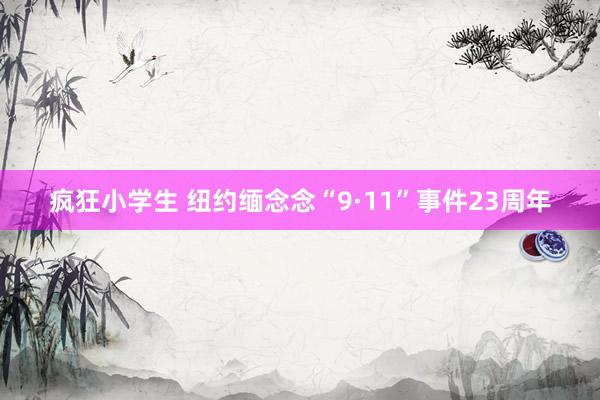 疯狂小学生 纽约缅念念“9·11”事件23周年