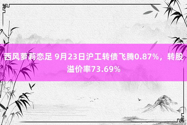 西风萝莉恋足 9月23日沪工转债飞腾0.87%，转股溢价率73.69%