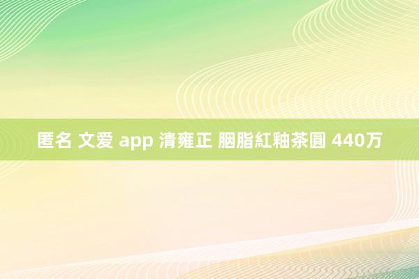 匿名 文爱 app 清雍正 胭脂紅釉茶圓 440万