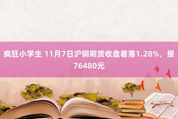 疯狂小学生 11月7日沪铜期货收盘着落1.28%，报76480元