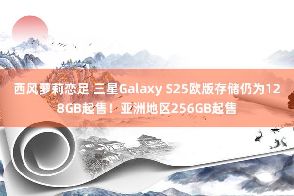 西风萝莉恋足 三星Galaxy S25欧版存储仍为128GB起售！亚洲地区256GB起售